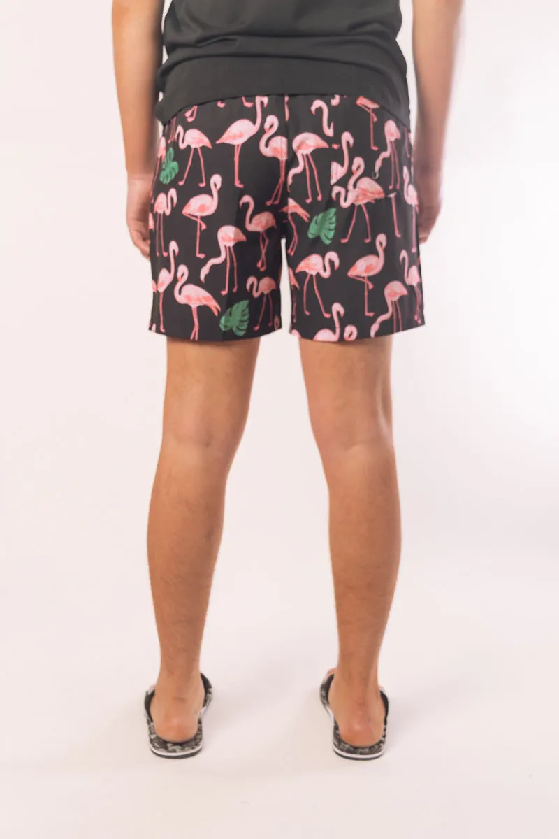 Flamingo Garden Volley Short sold by Below the Belt product image thumbnail 2