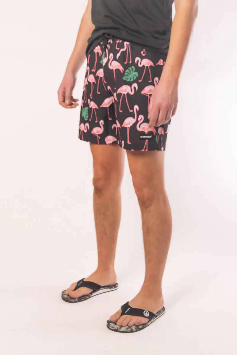 Flamingo Garden Volley Short sold by Below the Belt product image thumbnail 3