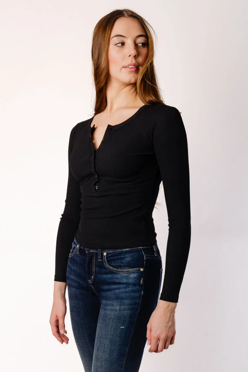 Ribbed Henley sold by Below the Belt product image thumbnail 2