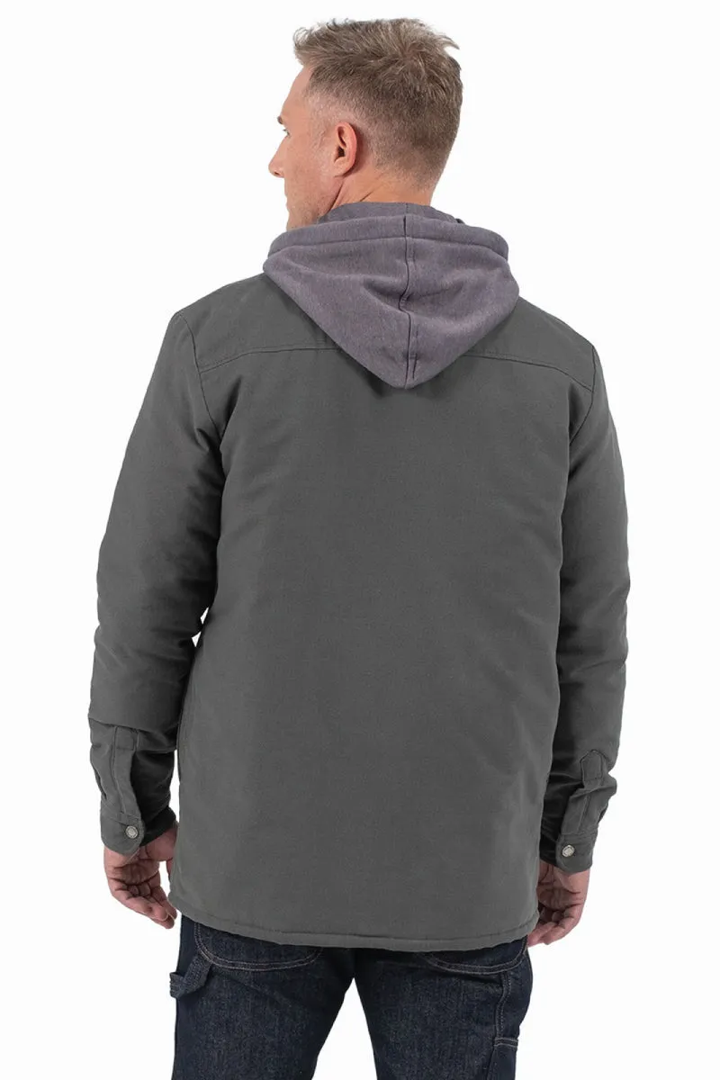 Fleece Hooded Duck Shirt Jacket sold by Below the Belt product image thumbnail 4
