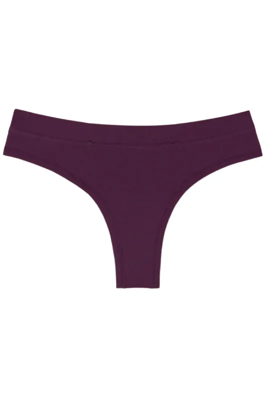 Thong - Plum sold by Below the Belt