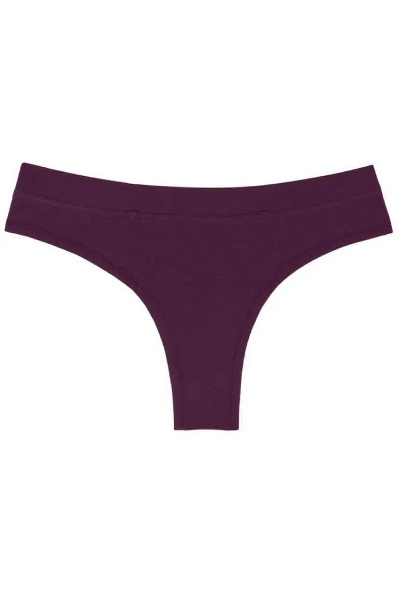 Thong - Plum sold by Below the Belt