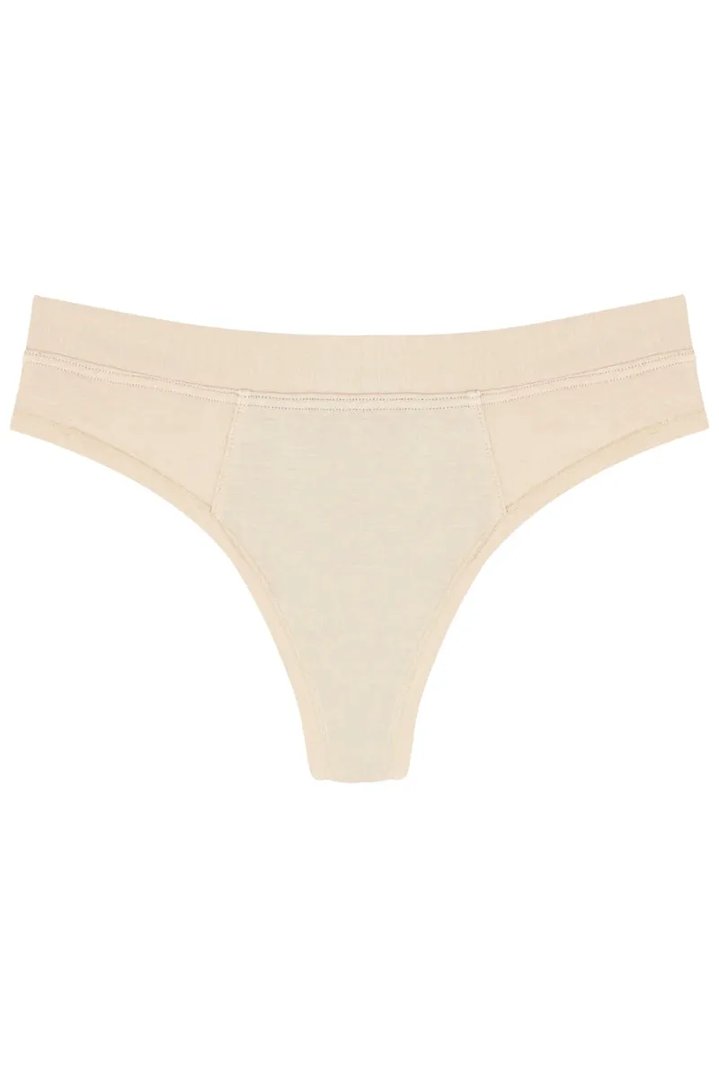Thong - Beige sold by Below the Belt
