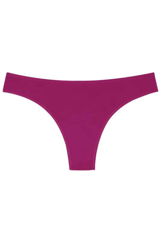 Low Profile Thong - Berry sold by Below the Belt