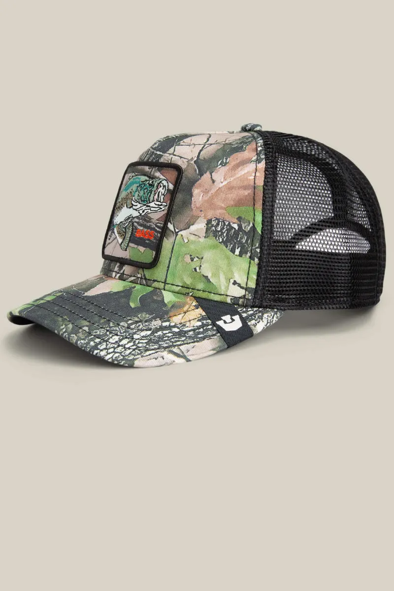 Unisex Camouflage Bass Trucker Hat sold by Below the Belt product image thumbnail 2