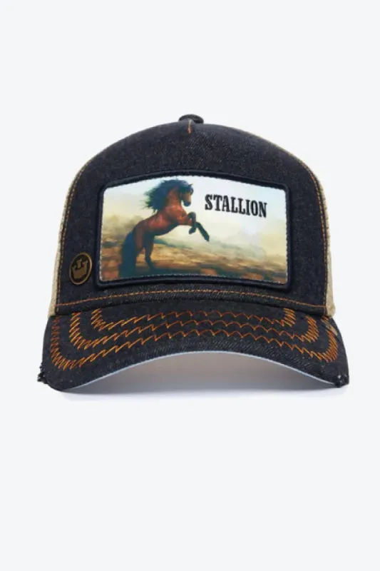 Unisex Stallion Trucker Hat sold by Below the Belt