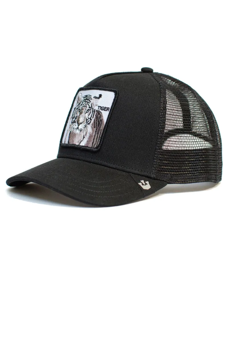 Unisex White Tiger Trucker Hat sold by Below the Belt product image thumbnail 2