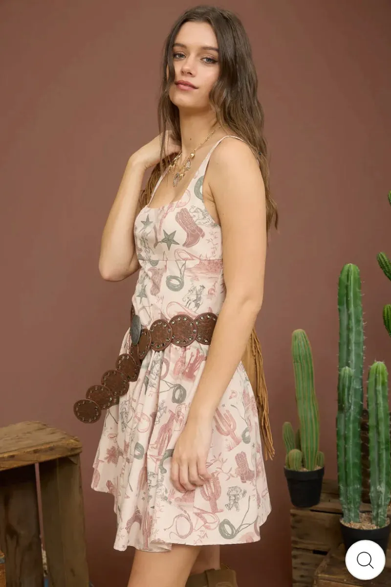 Cowboy Mini Dress sold by Below the Belt product image thumbnail 4