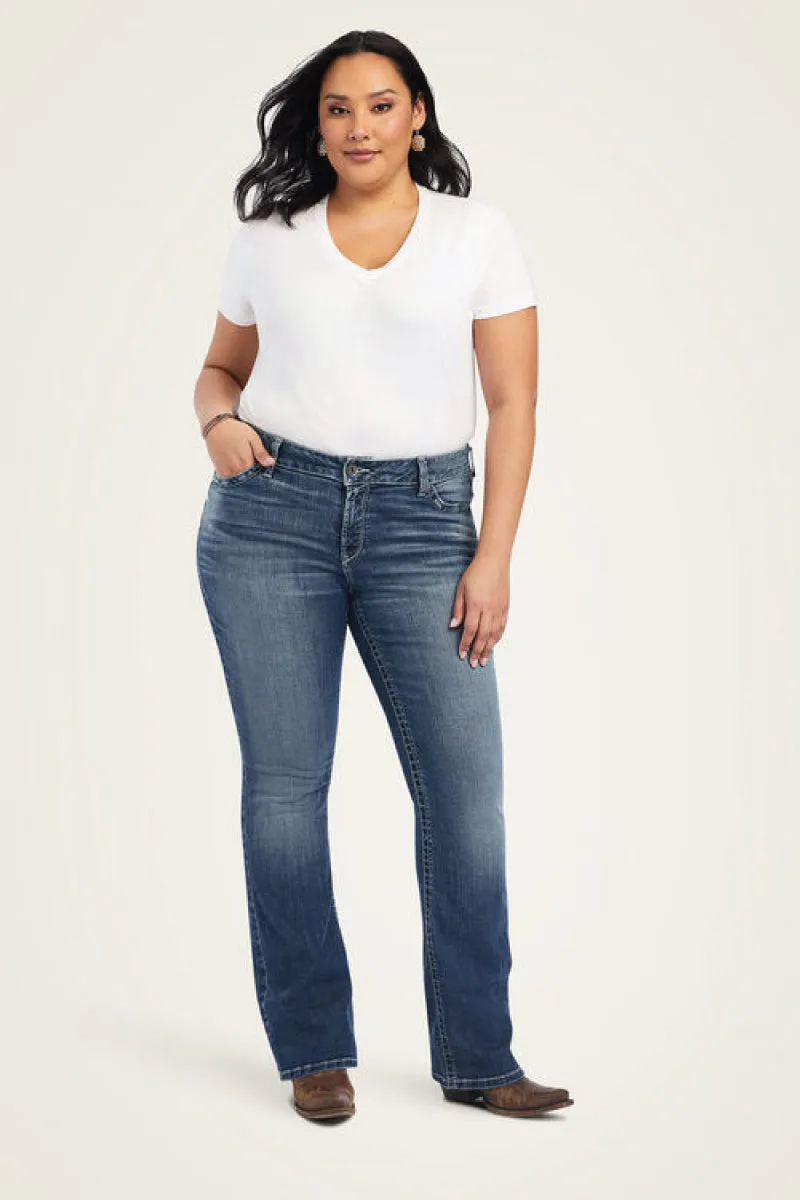 Mid Rise Raquel Bootcut Jeans sold by Below the Belt