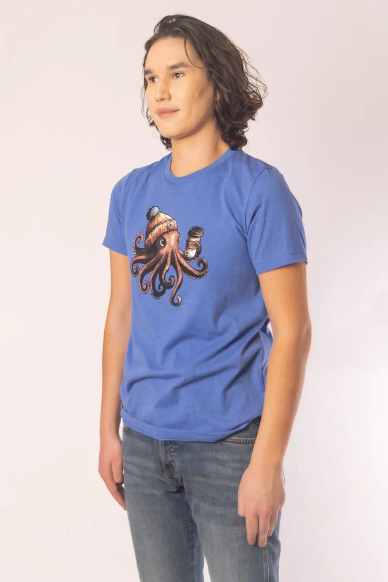 Unisex Cozy Octopus Tee sold by Below the Belt product image thumbnail 2