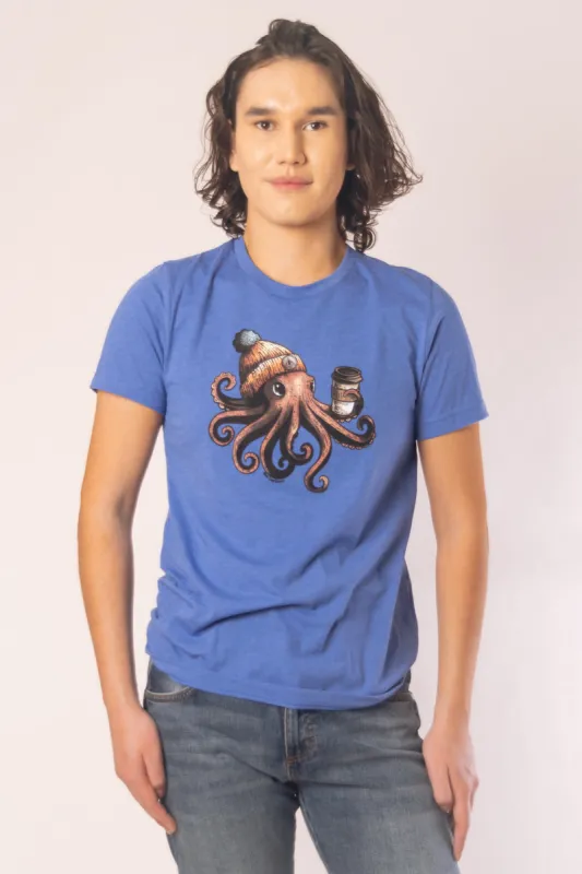 Unisex Cozy Octopus Tee made by Below the Belt