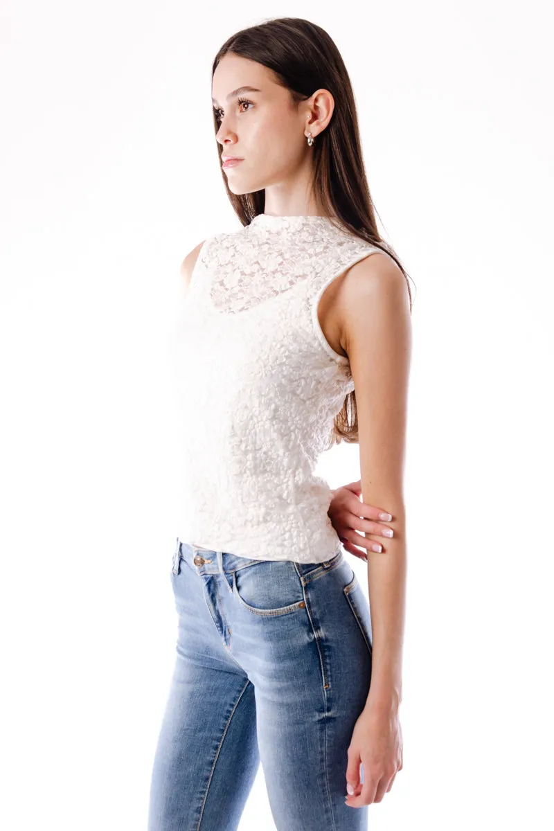 Lace Tank sold by Below the Belt product image thumbnail 3