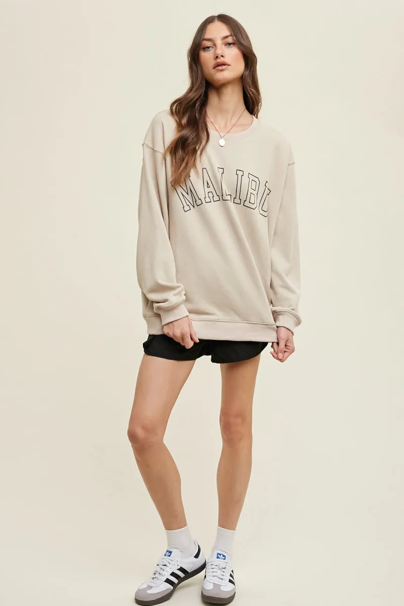 Malibu Sweatshirt sold by Below the Belt