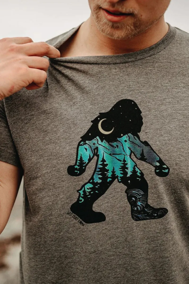 Sasquatch Northern Lights Tee sold by Below the Belt product image thumbnail 2