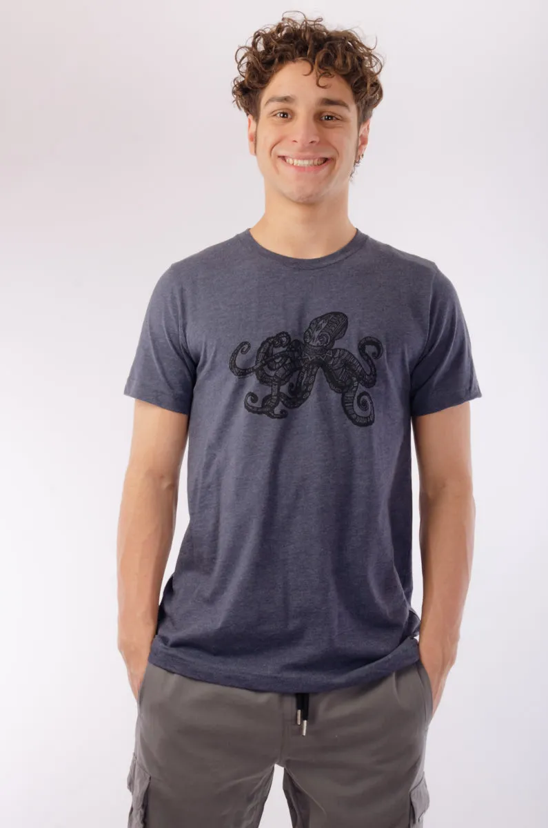 Geometric Octopus Tee sold by Below the Belt