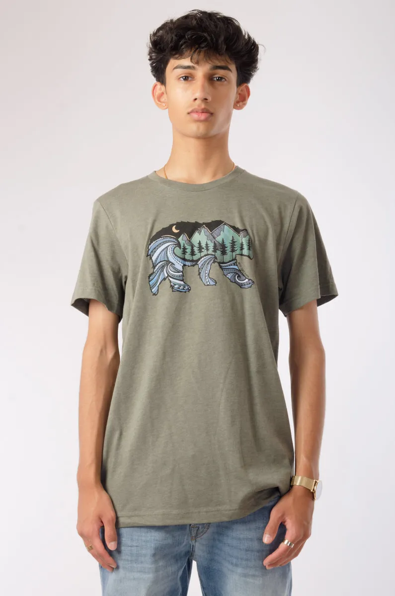 Colourful Bear Tee sold by Below the Belt