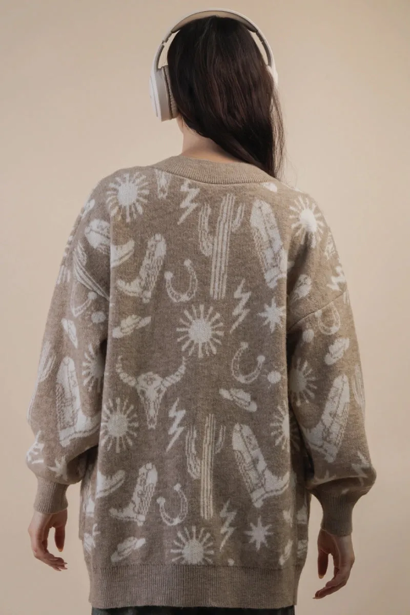 Desert Daydream Cardigan sold by Below the Belt product image thumbnail 4