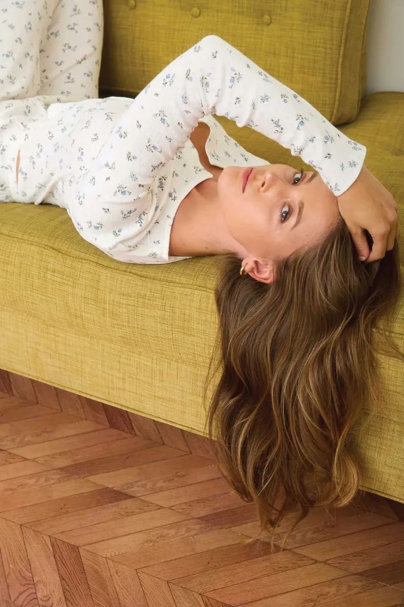 Tiny Floral Cardigan sold by Below the Belt product image thumbnail 3