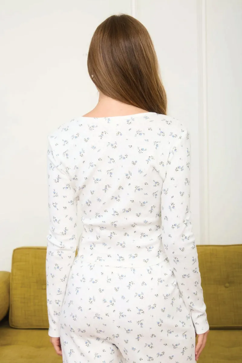 Tiny Floral Cardigan sold by Below the Belt product image thumbnail 2