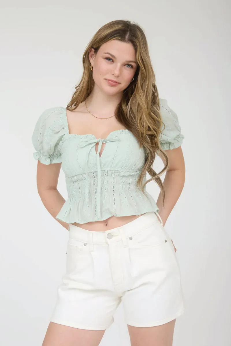 Sweetheart Peasant Top sold by Below the Belt product image thumbnail 3