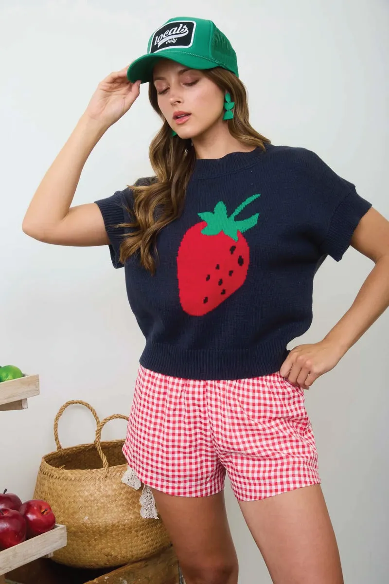 Strawberry Sweater sold by Below the Belt