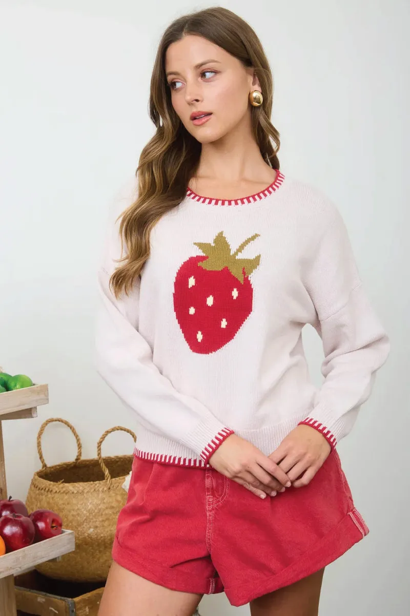 Strawberry Sweater sold by Below the Belt product image thumbnail 3