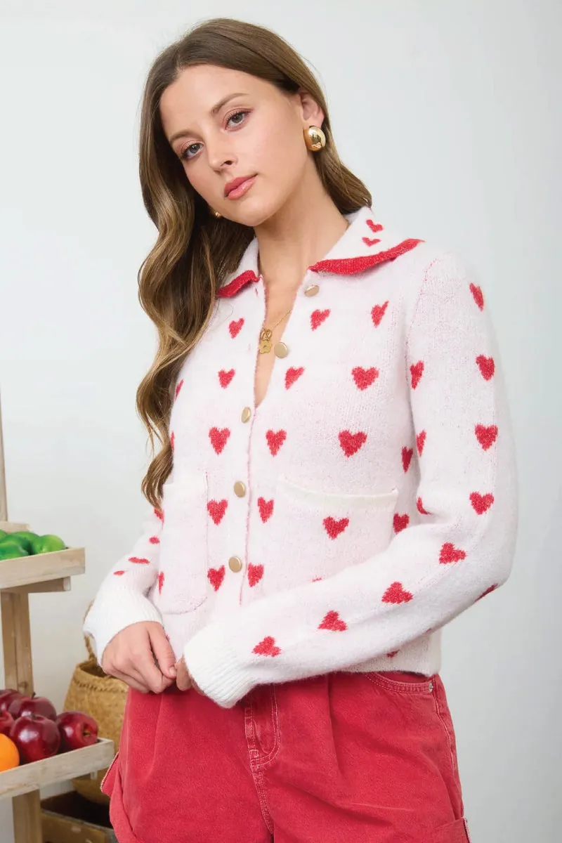 Heart Cardigan sold by Below the Belt product image thumbnail 4