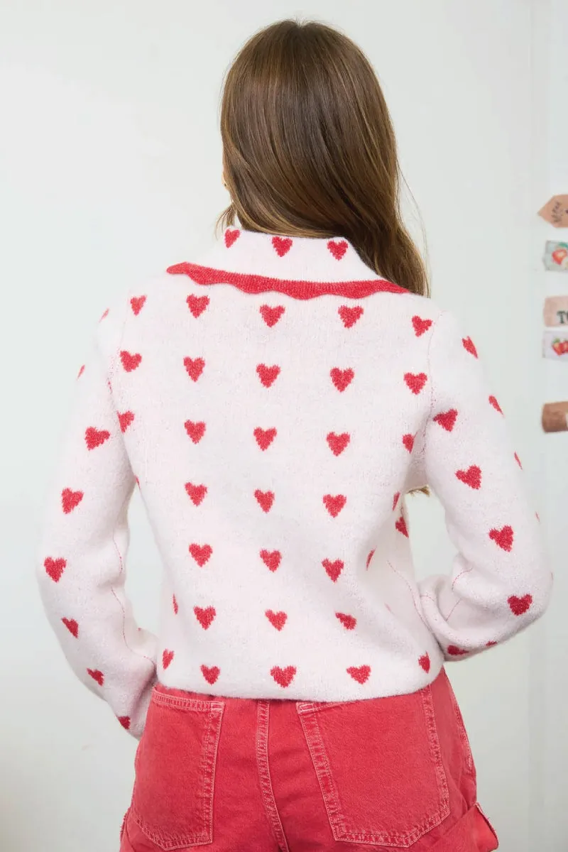 Heart Cardigan sold by Below the Belt product image thumbnail 2