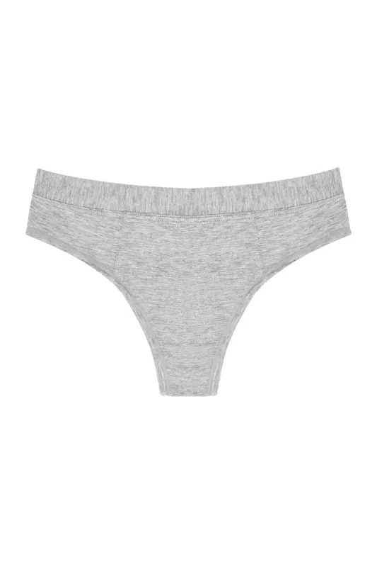 Thong - Grey sold by Below the Belt