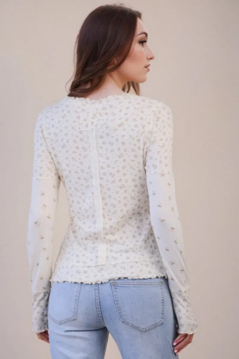 Floral Henley sold by Below the Belt product image thumbnail 2