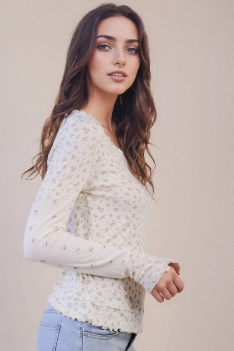 Floral Henley sold by Below the Belt product image thumbnail 3