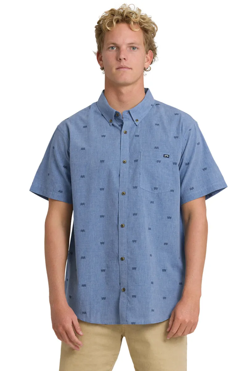 All Day Jacquard Short Sleeve Shirt sold by Below the Belt