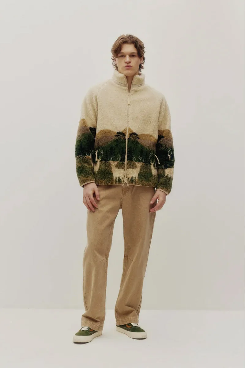 Printed Sherpa Jacket sold by Below the Belt product image thumbnail 2