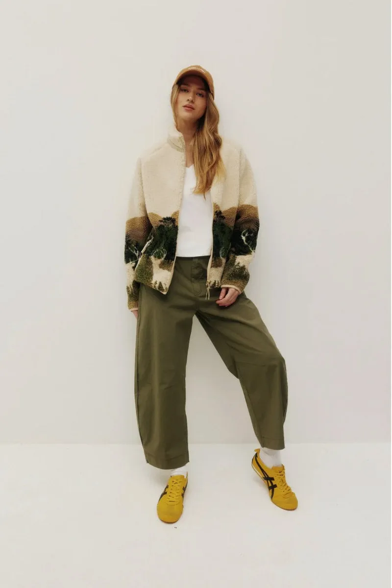 Printed Sherpa Jacket sold by Below the Belt