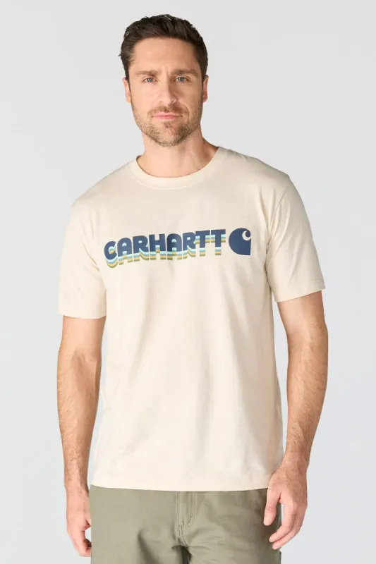 Irvine Relaxed Layered Logo Tee made by Carhartt
