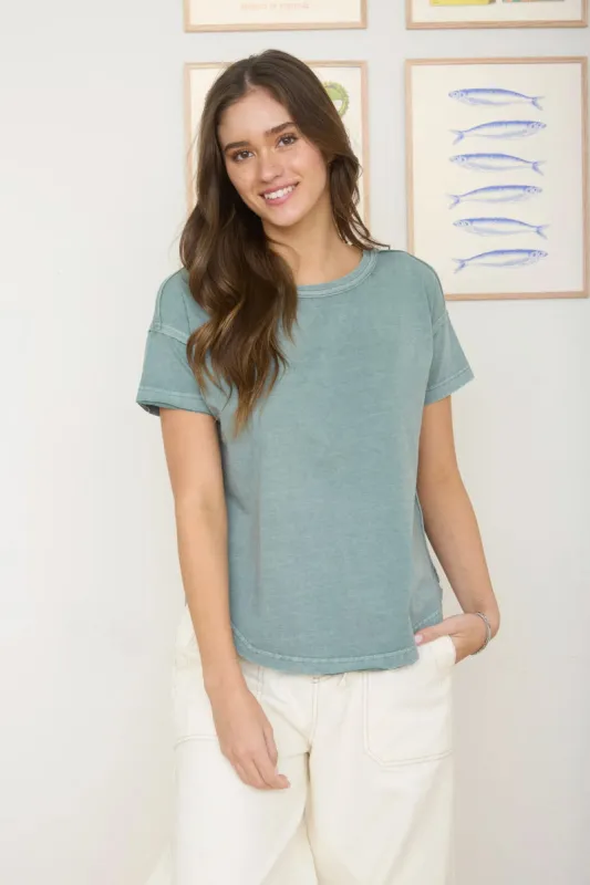 Exposed Seam Tee made by Blu Pepper