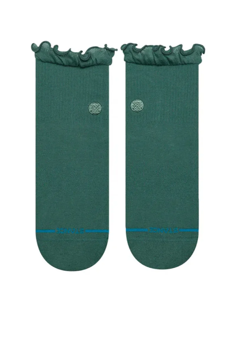 Ruffle Icon Quarter Sock - Teal sold by Below the Belt product image thumbnail 2