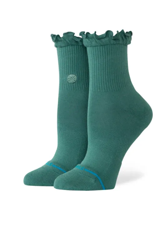 Ruffle Icon Quarter Sock - Teal made by Stance