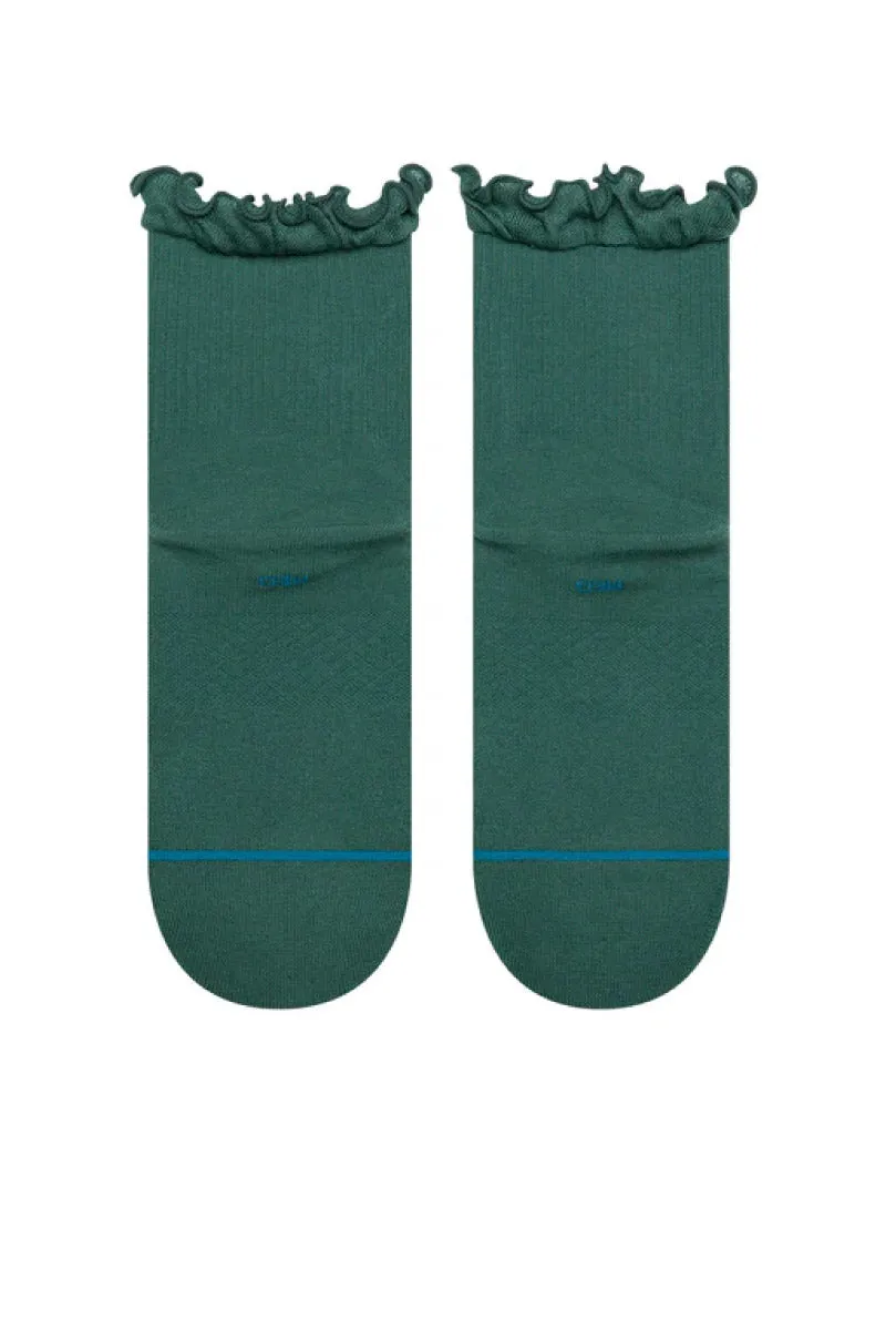 Ruffle Icon Quarter Sock - Teal sold by Below the Belt product image thumbnail 3