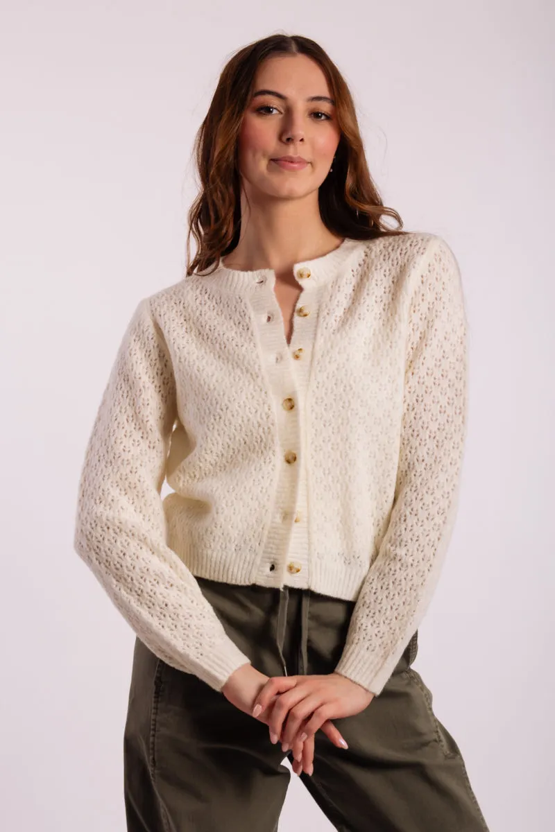 Eyelet Cardigan sold by Below the Belt product image thumbnail 3