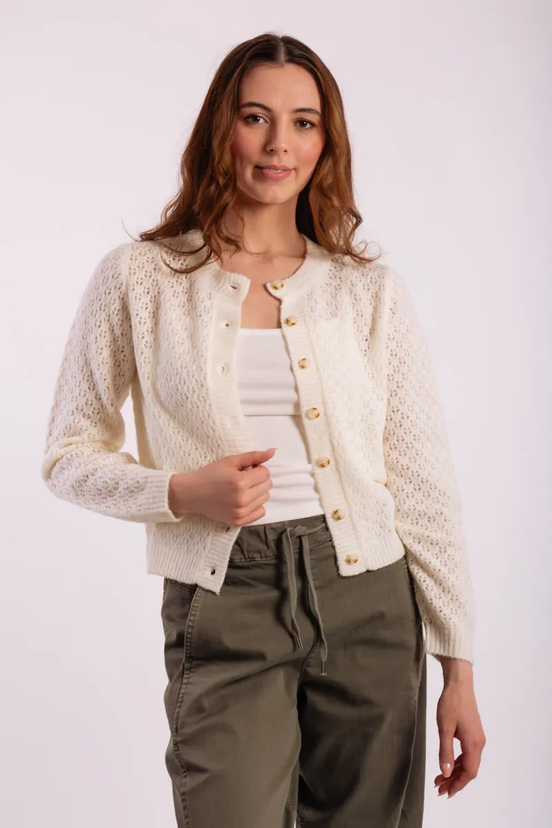 Eyelet Cardigan sold by Below the Belt product image thumbnail 4