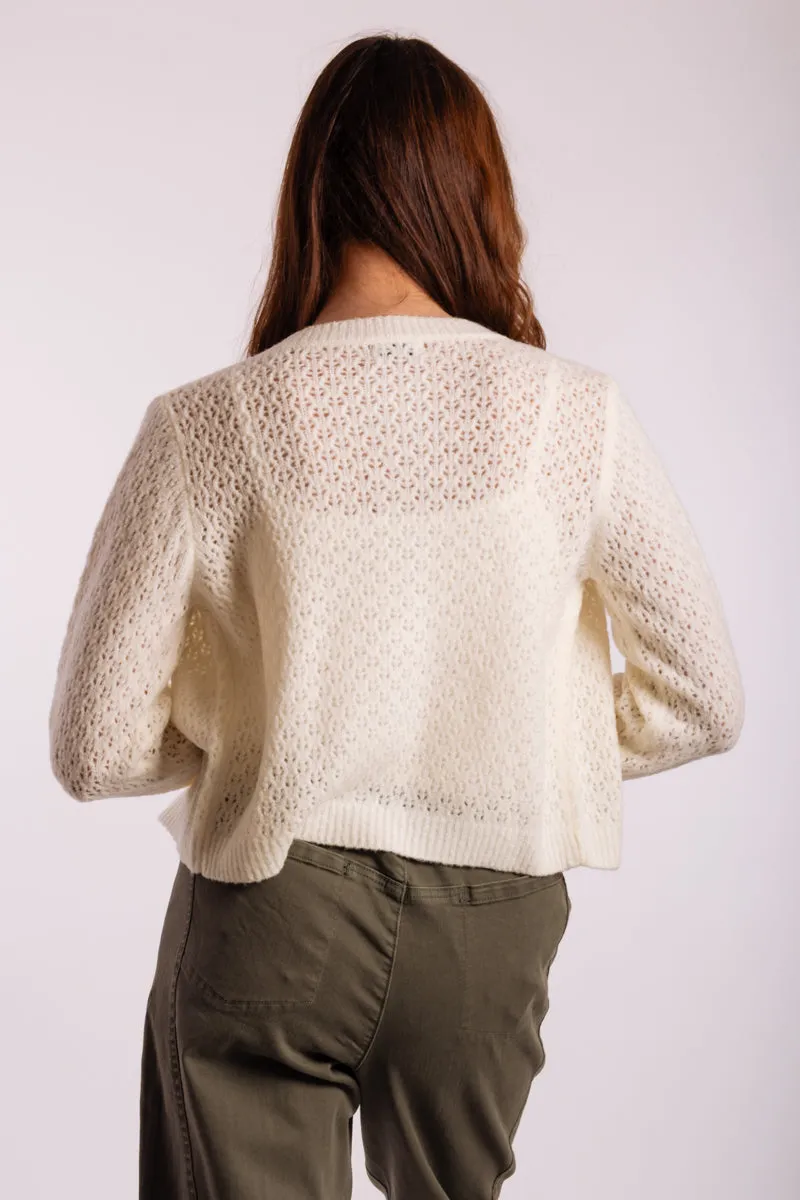 Eyelet Cardigan sold by Below the Belt product image thumbnail 2