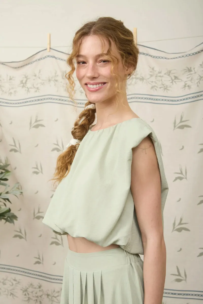 Balloon Crop Top sold by Below the Belt