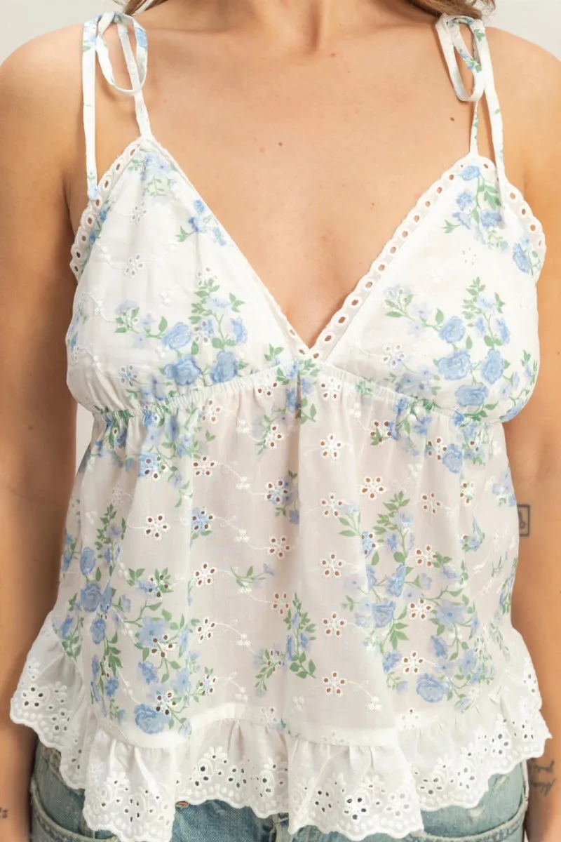 Floral Lace Tank sold by Below the Belt product image thumbnail 4