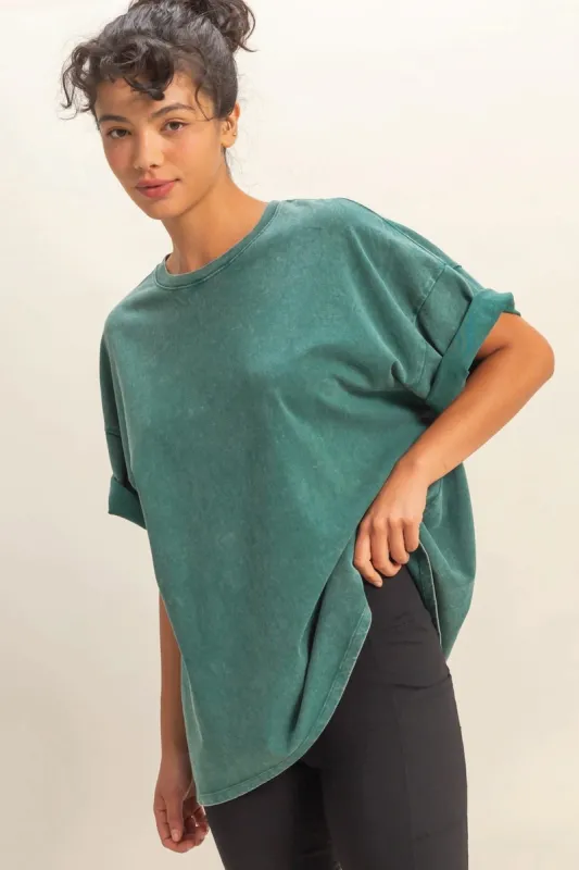 Mineral Wash Tee made by Double Zero