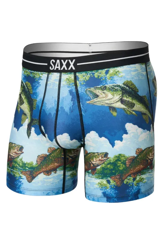 Volt Breathable Mesh Boxer Brief made by SAXX