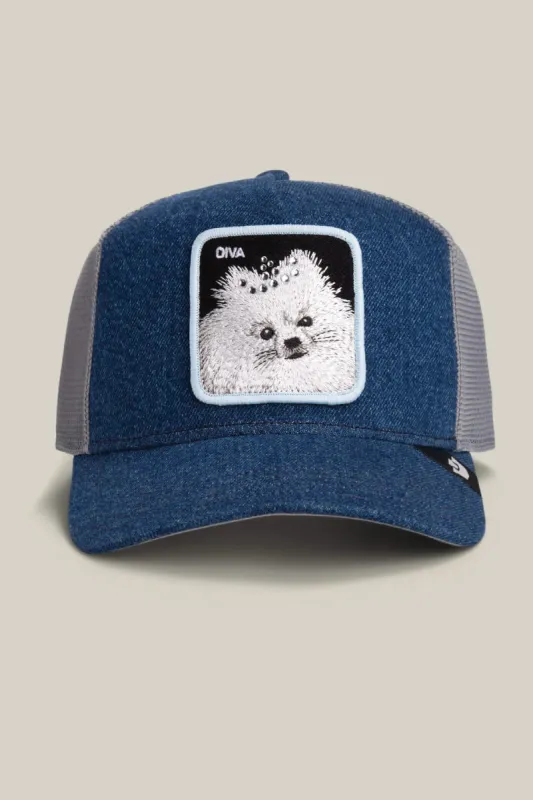 Unisex Diva Dawg Trucker Hat made by Goorin Bros