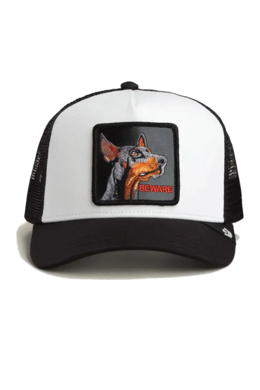 Unisex Beware Trucker Hat made by Goorin Bros