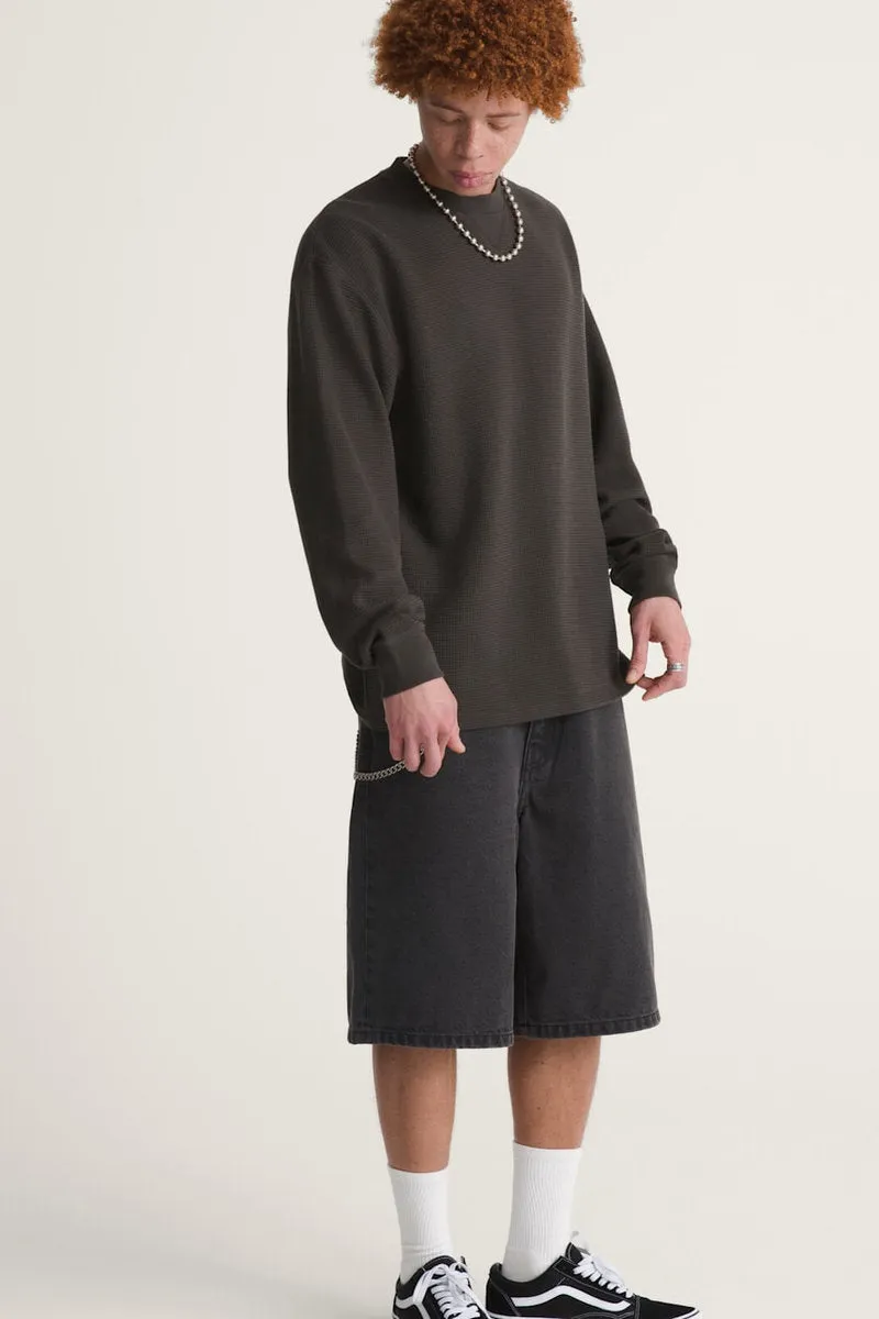 Check-5 Baggy Denim Shorts sold by Below the Belt