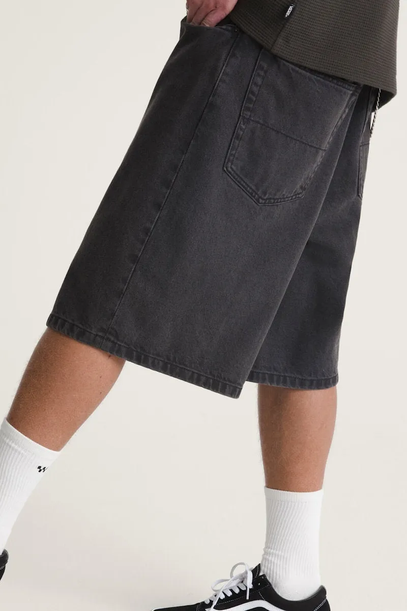 Check-5 Baggy Denim Shorts sold by Below the Belt product image thumbnail 4